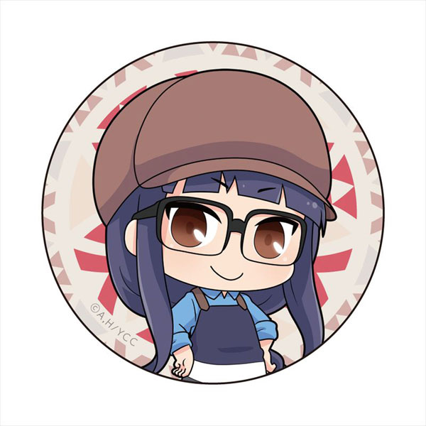 ゆるキャン△ カンバッジ 大垣千明 デフォルメver.2[コンテンツシード]《在庫切れ》