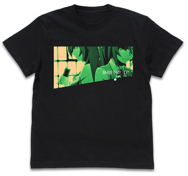 ひぐらしのなく頃に 業 魅音＆詩音 When They Cry Tシャツ/BLACK-XL[コスパ]