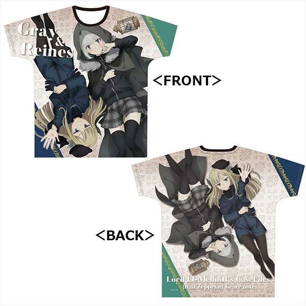 ロード・エルメロイII世の事件簿-魔眼蒐集列車 Grace note- フルグラフィックTシャツ[グレイ＆ライネス][アズメーカー]《在庫切れ》