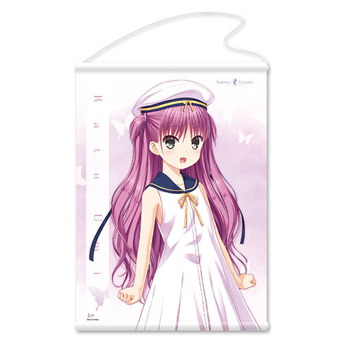 Summer Pockets 特大タペストリーA：しろは＆美希