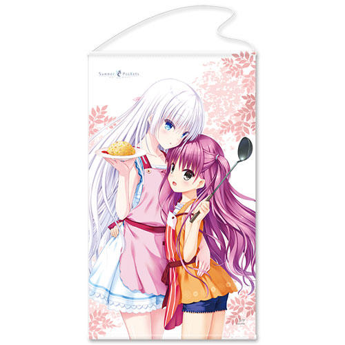 Summer Pockets 特大タペストリーA：しろは＆美希