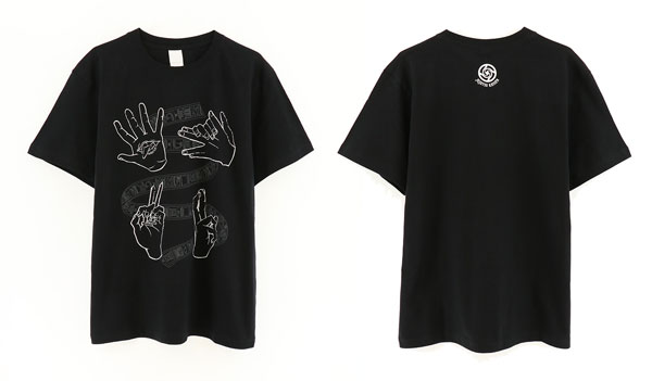 呪術廻戦 ハンドグラフィックTシャツ 黒ver[ACOS]《在庫切れ》