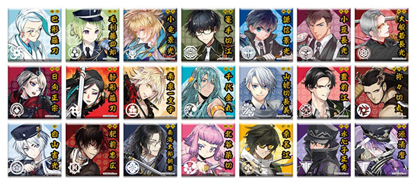 esシリーズnino トレーディングバッジコレクション 刀剣乱舞-ONLINE- vol.4　21個入りBOX[コトブキヤ]《在庫切れ》