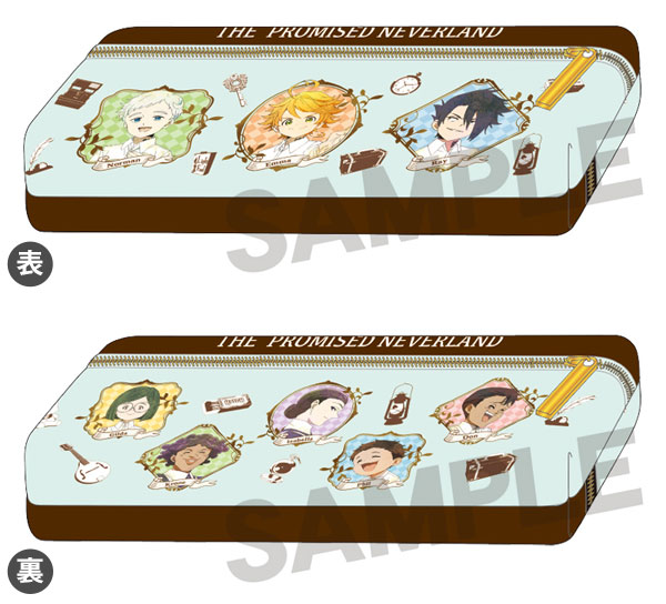 約束のネバーランド 2ルームペンポーチ グリーン[クラックス]《在庫切れ》