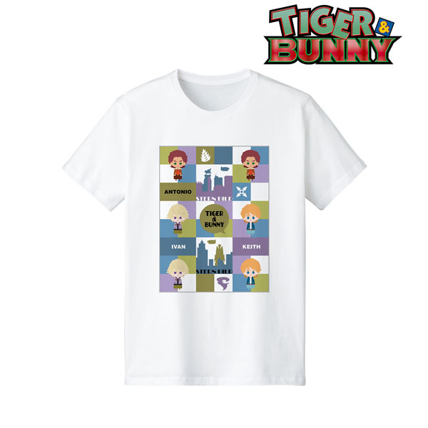 TIGER ＆ BUNNY アントニオ＆キース＆イワン NordiQ Tシャツ メンズ S[アルマビアンカ]《在庫切れ》