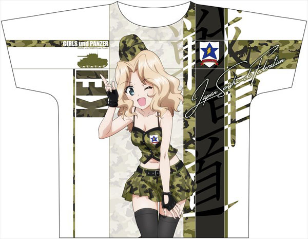 最新モデル ガールズ＆パンツァー最終章 フルグラフィックTシャツ ケイ Tシャツ・アパレル