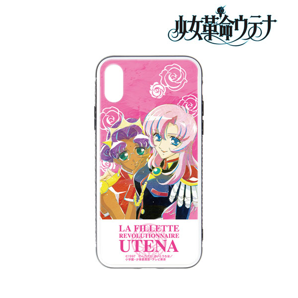 少女革命ウテナ 天上ウテナ＆姫宮アンシー Ani-Art 強化ガラスiPhoneケース(7/8/SE(第2世代))[アルマビアンカ]《在庫切れ》