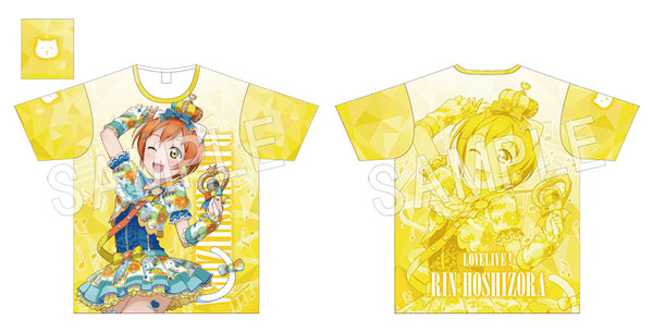 ラブライブ スクフェスAS 1周年記念 フルグラフィックTシャツ 星空凛 ラブライブ！スクールアイドルフェスティバル フルグラフィックT