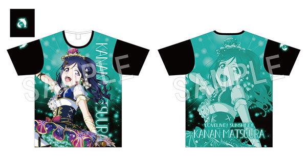 ラブライブ スクフェスAS 1周年記念 フルグラフィックTシャツ 松浦果南 ラブライブ スクフェスAS 1周年記念 フルグラフィックTシャツ