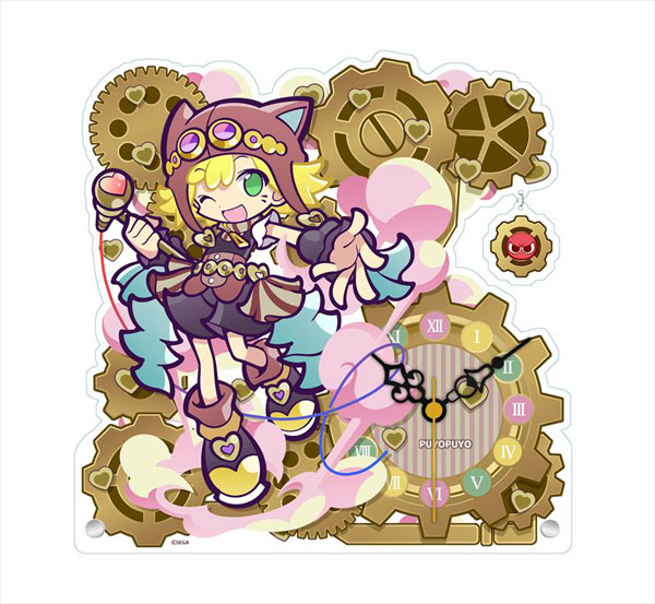 ぷよぷよ アクリル置時計 蒸気都市のアミティ[シーズナルプランツ