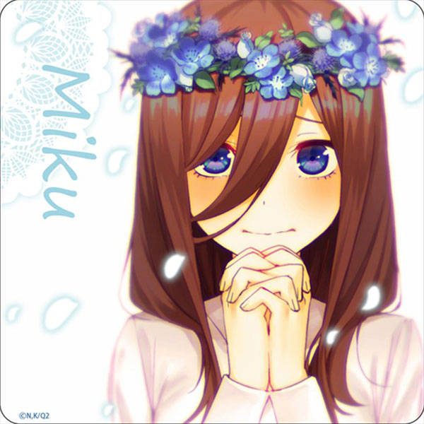 五等分の花嫁∬ ラバーマットコースター 中野三玖[シーズナル
