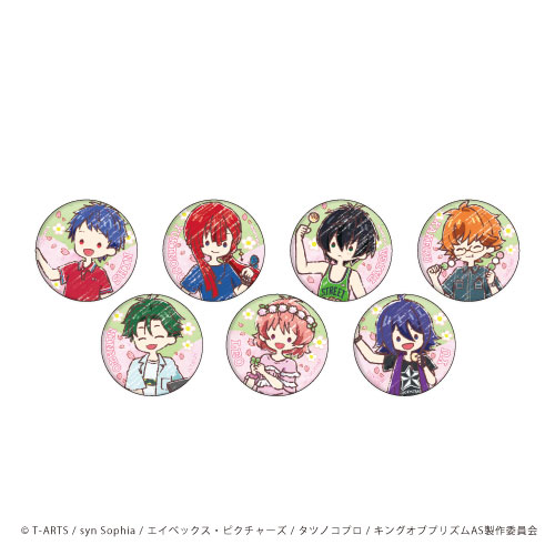 缶バッジ「KING OF PRISM ALL STARS -プリズムショー☆ベストテン-」05/お花見ver. グラフアート 7個入りBOX[A3]《在庫切れ》