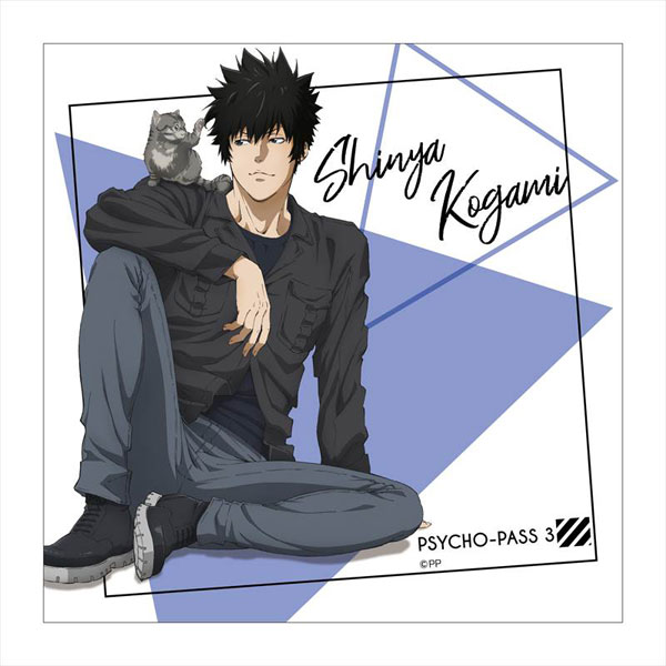 ☆ サイコパス キャンバスアート 描きおろしver 狡噛慎也&ダイム 狡噛