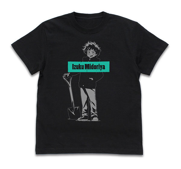 僕のヒーローアカデミア 緑谷出久 Tシャツ 雪まつりVer./BLACK-L（再販）[コスパ]《０８月予約》