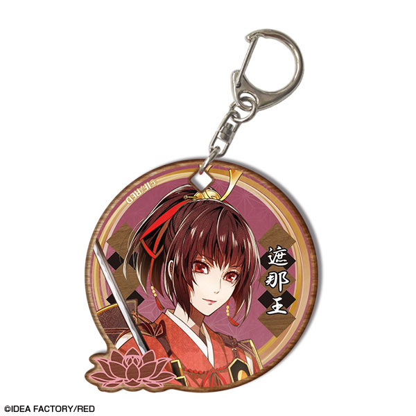 ビルシャナ戦姫 ～源平飛花夢想～ 木製キーホルダー デザイン01