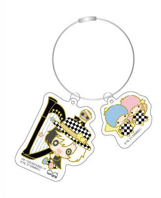 文豪ストレイドッグス×サンリオ ワイヤーキーホルダー 夢野久作×リトルツインスターズ オーケストラ ver.[コンテンツシード]《在庫切れ》
