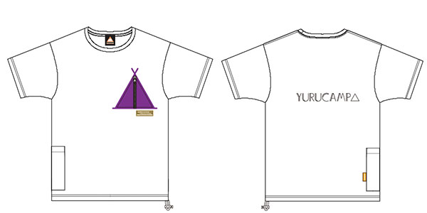 ゆるキャン△ WILDERNESS EXPERIENCEコラボ テントポケットTシャツ M