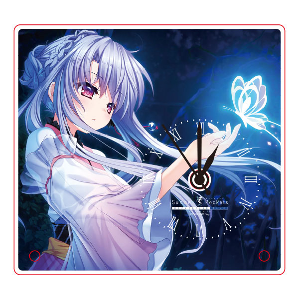 Summer Pockets REFLECTION BLUE アクリル時計 蒼[ビジュアル