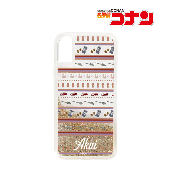 名探偵コナン 赤井秀一 モチーフ柄 グリッターiPhoneケース(6/6s
