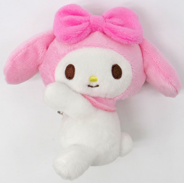 サンリオキャラクターズ くっつきぬいぐるみバッジ マイメロディ