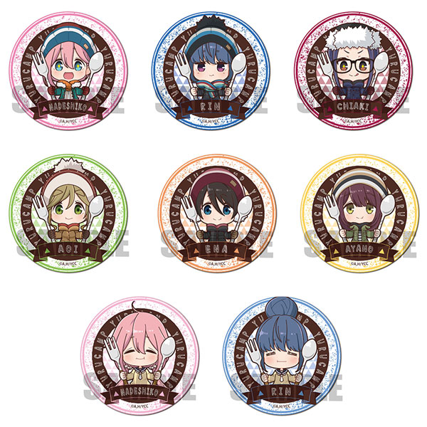 トレーディング缶バッジ ゆるキャン Season2 ごちきゃら 8個入りbox ベルハウス 在庫切れ