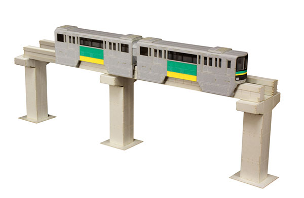 アニテクチャー05 とある科学の超電磁砲T 学園都市モノレール 1/150 ペーパーキット[プラム]《０６月予約》
