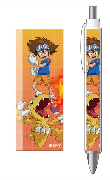 デジモンアドベンチャー： ボールペン 八神太一＆アグモン 描き下ろしver.[コンテンツシード]《在庫切れ》