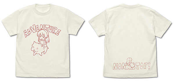のんのんびより のんすとっぷ こまぐるみのぼうけん Tシャツ/VANILLA WHITE-XL（再販）[コスパ]《０４月予約》