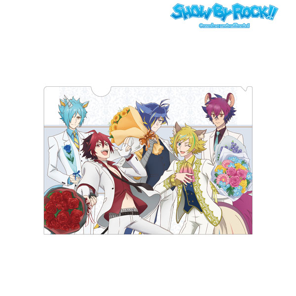 SHOW BY ROCK！！ 描き下ろしイラスト 集合 ホワイトデーver. クリアファイル[アルマビアンカ]《在庫切れ》
