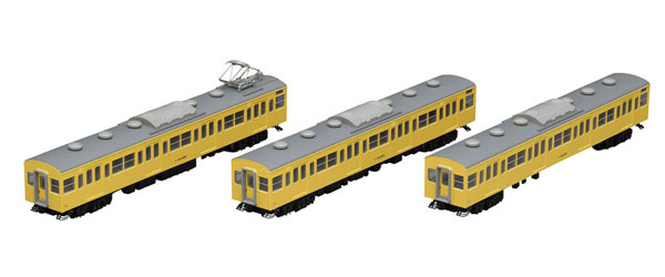 98415 国鉄 103系通勤電車(ユニットサッシ・カナリア)増結セット(3両 