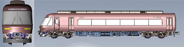 6024 近鉄26000系さくらライナー 更新車白ライト4両セット[ポポンデッタ]