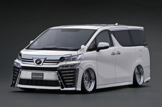 1/18 Toyota Vellfire (30) ZG White[イグニッションモデル]【送料無料