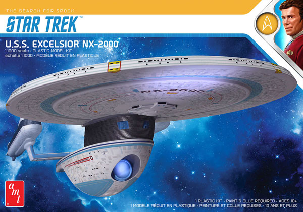 スタートレック 1/1000 U.S.S. エクセルシオール プラモデル[AMT]《在庫切れ》