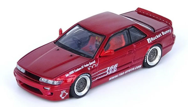 1/64 Nissan シルビア S13 PANEM ROCKET BUNNY V1 レッドメタリック
