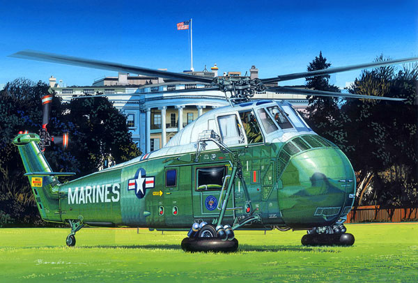1/48 アメリカ海兵隊 VH-34D マリーンワン プラモデル[トランペッター