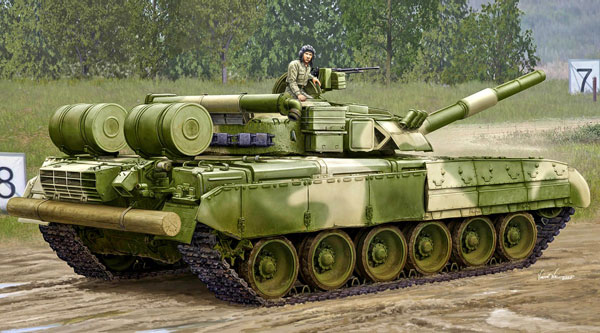 1/35 ロシア連邦軍 T-80UD主力戦車 前期型 プラモデル[トランペッター