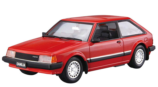 ザ・モデルカー No.80 1/24 マツダ BD ファミリア XG '80 プラモデル