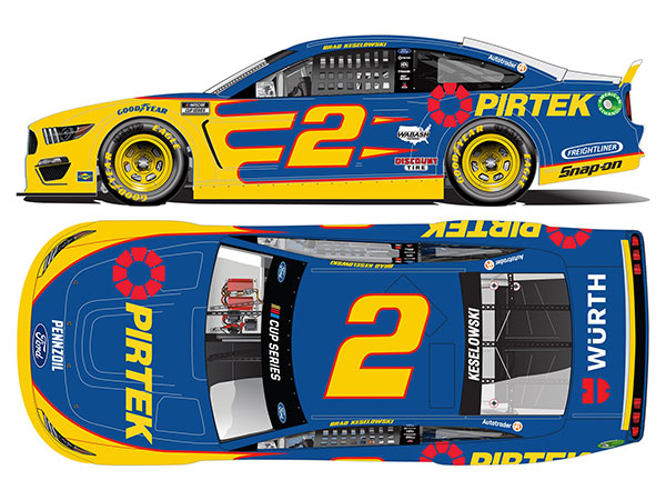 1/64 “ブラッド・ケセロウスキー” #2 PIRTEK フォード マスタング NASCAR 2021[Lionel Racing]