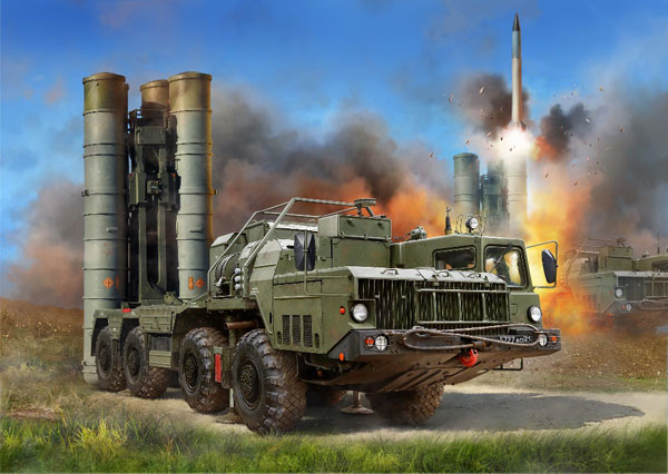 S-400 `トリウームフ` 地対空ミサイルシステム (プラモデル