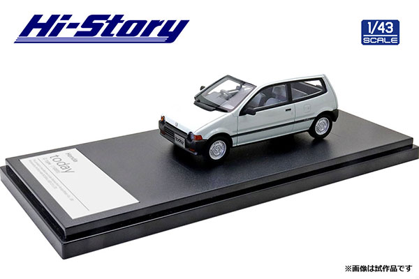 1/43 Honda today G type (1985) グリークホワイト[ハイストーリー]《在庫切れ》