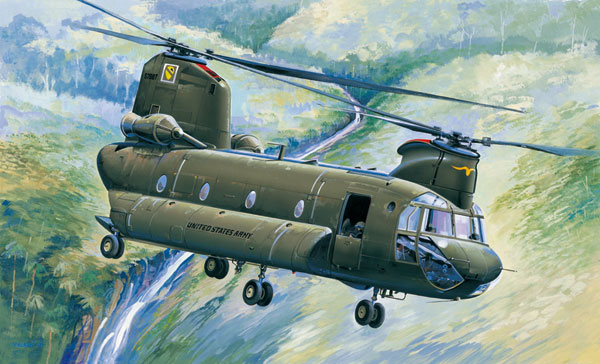 1/48 エアクラフト シリーズ CH-47A チヌーク プラモデル[ホビーボス]《在庫切れ》