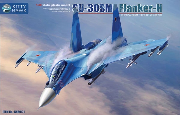 1/48 Su-30SM フランカーH プラモデル[キティホークモデル]《在庫切れ》