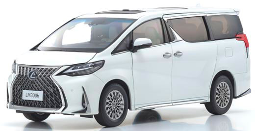 KYOSHOオリジナル 1/18 レクサス LM300h (ホワイトパールクリスタル