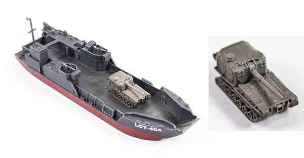 1/350 中華民國海軍 LCT MK.6 戦車揚陸艦 ＆ 揚陸車輌セット