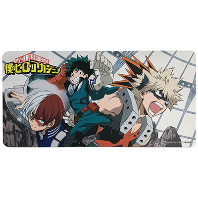 僕のヒーローアカデミア プレイマット 緑谷＆爆豪＆轟[キャラアニ]《在庫切れ》