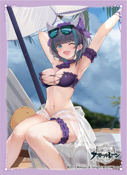 ブロッコリーキャラクタースリーブ アズールレーン「チェシャー」水着Ver. パック[ブロッコリー]《在庫切れ》