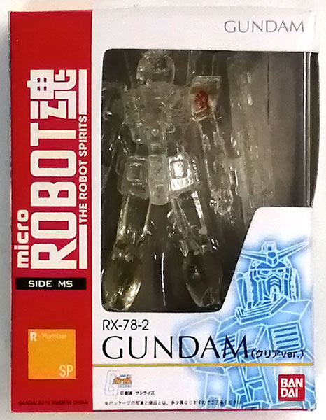 micro ROBOT魂 〈SIDE MS〉 RX-78-2 ガンダム (クリアVer.) (魂