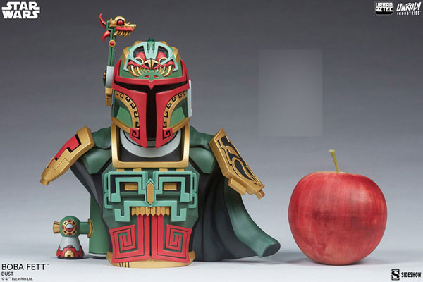 フィギュア　ボバ・フェット by ジェシー・ヘルナンデス 「スター・ウォーズ」 デザイナー・トイ アンルーリー・インダストリーズ バスト スター・ウォーズ』デザイナー・トイ【アンルーリー