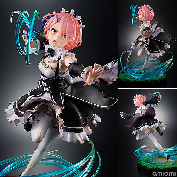 【中古】KDcolle Re：ゼロから始める異世界生活 ラム ロズワール戦Ver. 1/7 完成品フィギュア[KADOKAWA]