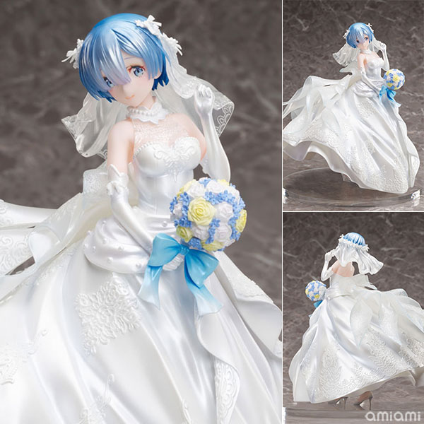 【中古】Re：ゼロから始める異世界生活 レム -ウエディングドレス- 1/7 完成品フィギュア[フリュー]